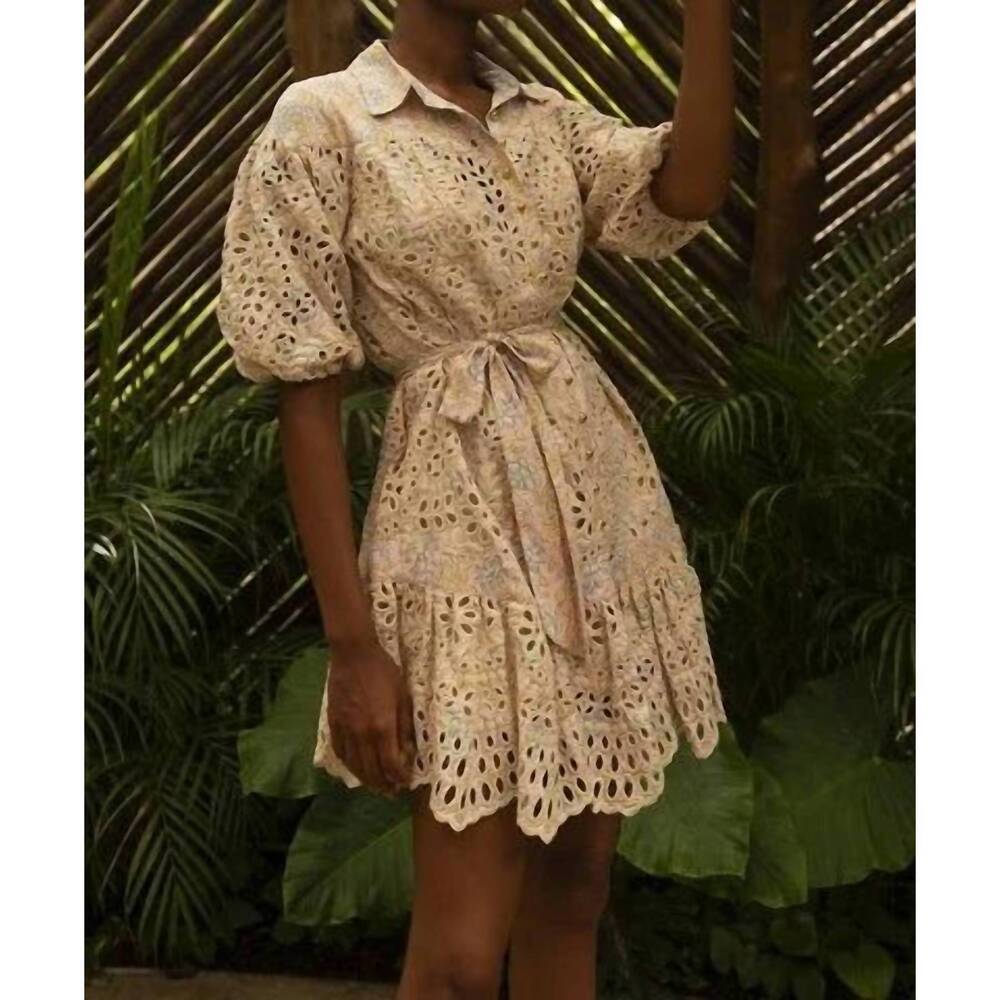 NEW MISS JUNE PARIS teodora short dress in pink multi